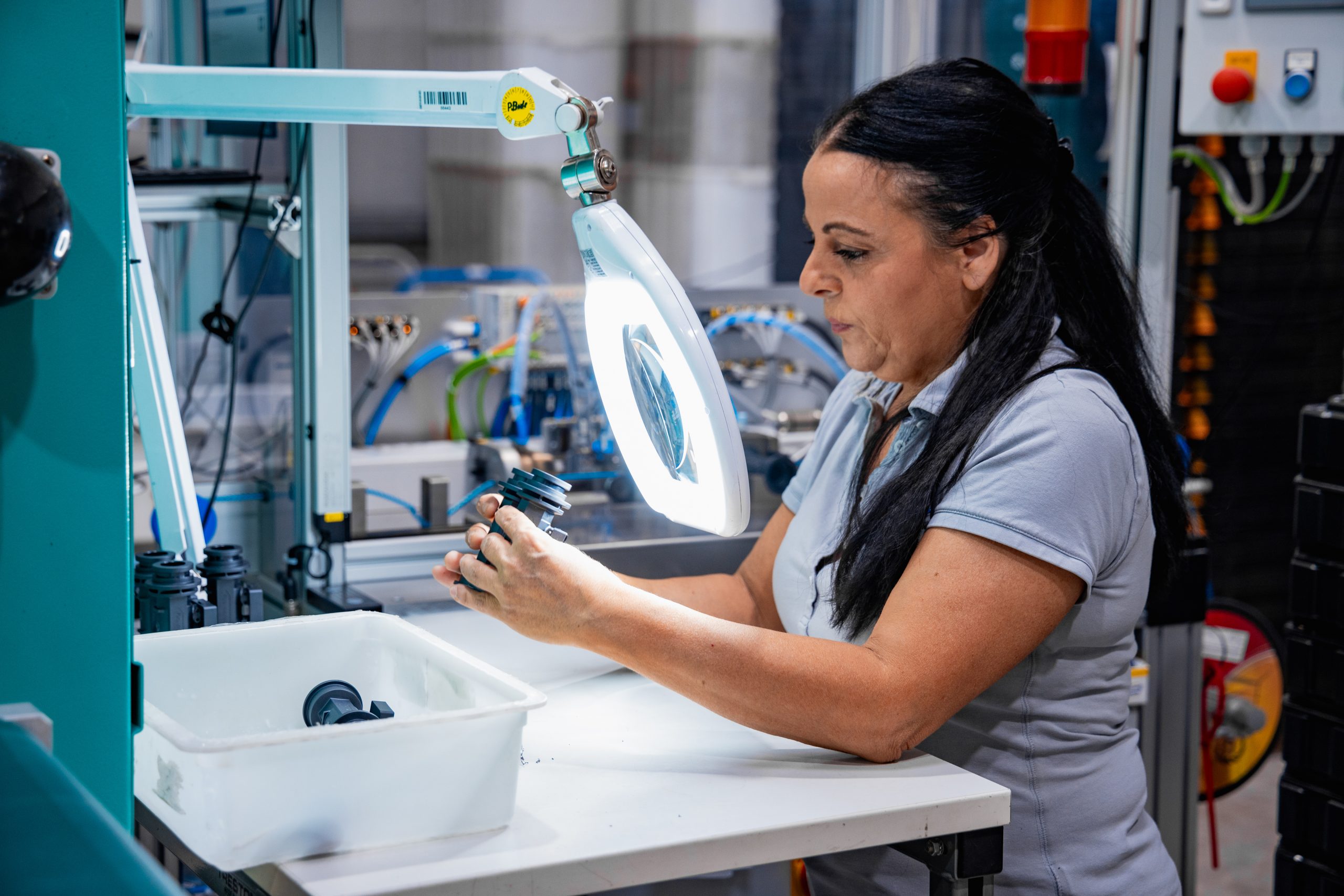 Kontrolle der Spritzgießteile